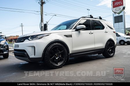 20x9.0 Simmons S6 Matte Black NCT on Land Rover Discovery