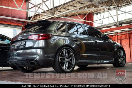 19x8.5 Style1196 Matt Dark Grey on Audi RS3