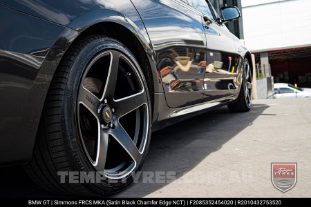 20x8.5 20x10 Simmons FR-CS Satin Black on BMW GT