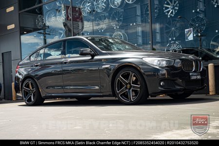 20x8.5 20x10 Simmons FR-CS Satin Black on BMW GT