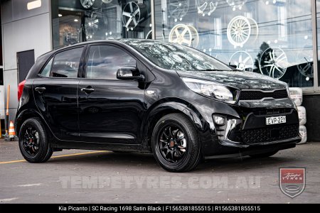 15x6.5 SC Racing 1698 on KIA Picanto