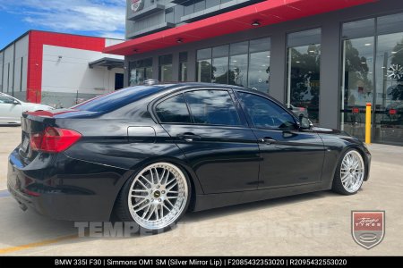 20x8.5 20x9.5 Simmons OM-1 Silver on BMW 3 SERIES