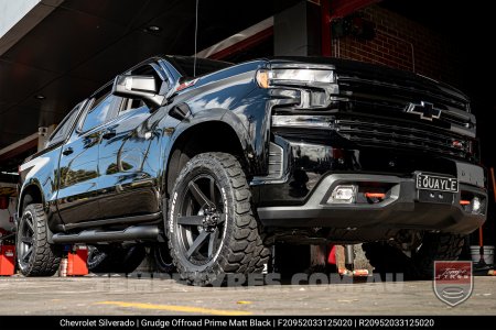 20x9.5 Grudge Offroad PRIME on Chevrolet Silverado