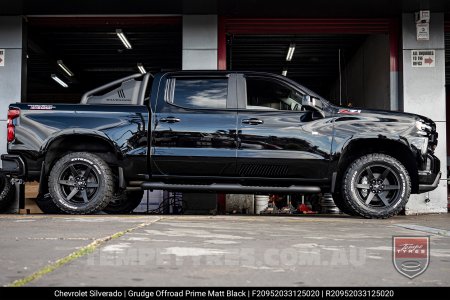 20x9.5 Grudge Offroad PRIME on Chevrolet Silverado