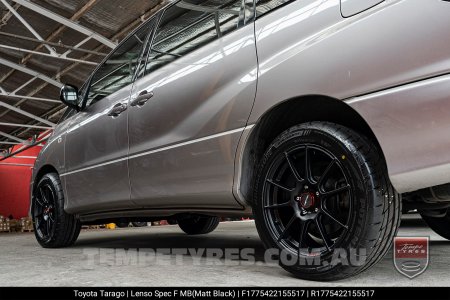 17x7.5 Lenso Spec F MB on Toyota Tarago