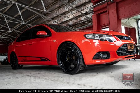 20x8.5 20x9.5 Simmons FR-1 Satin Black on Ford Falcon