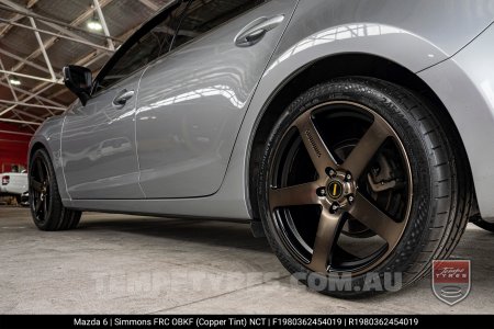 19x8.0 19x9.0 Simmons FR-C Copper Tint NCT on Mazda 6