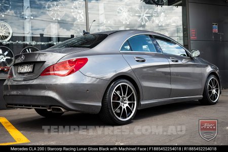 18x8.5 Starcorp Racing LUNAR on Mercedes CL-Class