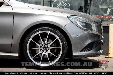 18x8.5 Starcorp Racing LUNAR on Mercedes CL-Class