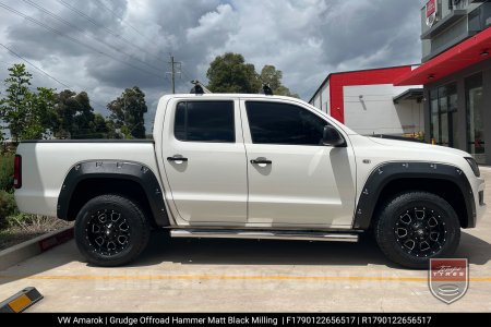 17x9.0 Grudge Offroad HAMMER Milling Window on VW Amarok