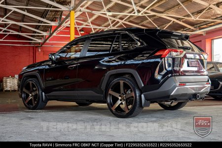 22x9.5 Simmons FR-C Copper Tint NCT on Toyota RAV4