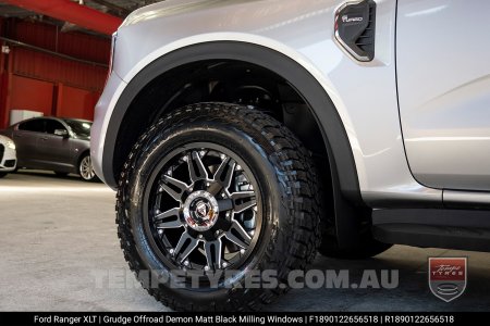 18x9.0 Grudge Offroad DEMON Milling Windows on Ford Ranger