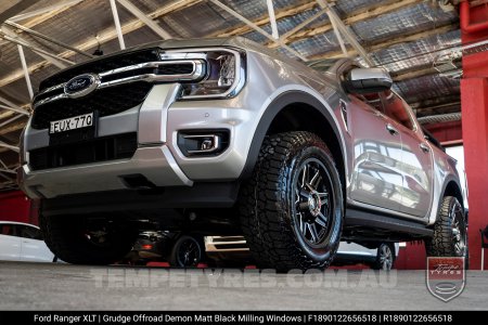 18x9.0 Grudge Offroad DEMON Milling Windows on Ford Ranger