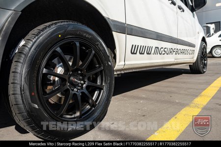 17x7.0 Starcorp Racing L209 FLEX on Mercedes Vito