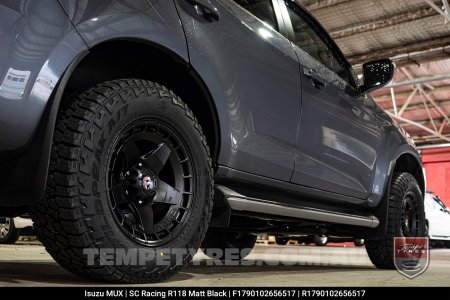 17x9.0 SC Racing R118 Matt Black  on Isuzu MU-X