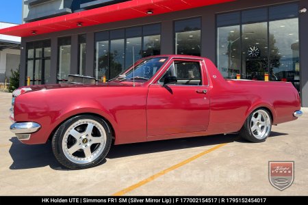 17x7.0 17x8.5 Simmons FR-1 Silver on HOLDEN HK