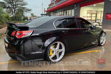 22x9.0 Walky Silver on Holden Commodore VF