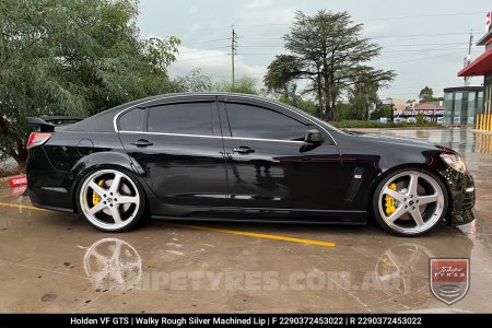 22x9.0 Walky Silver on Holden Commodore VF