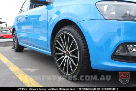 16x7.0 Starcorp Racing L560 HEAT on VW Polo