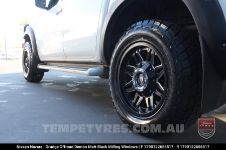 17x9.0 Grudge Offroad DEMON Milling Windows on Nissan Navara