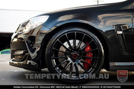 20x8.5 20x10 Simmons MS1 MK on Holden Commodore