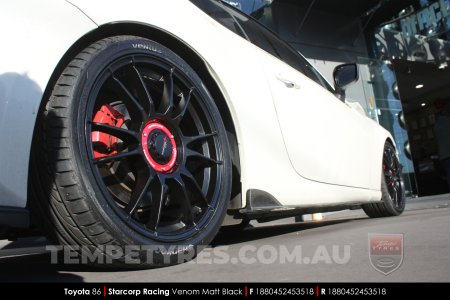 18x8.0 Starcorp Racing VENOM on Toyota 86