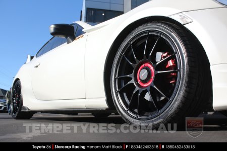 18x8.0 Starcorp Racing VENOM on Toyota 86