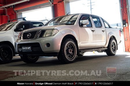 17x9.0 Grudge Offroad DEMON on Nissan Navara