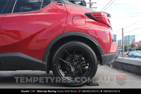 18x8.0 Starcorp Racing HYDRA on Toyota C-HR