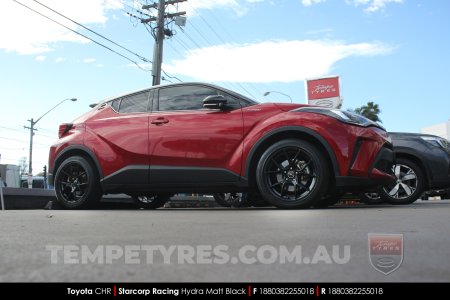 18x8.0 Starcorp Racing HYDRA on Toyota C-HR