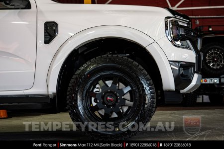 18x9.0 Simmons MAX T12 MK on Ford Ranger