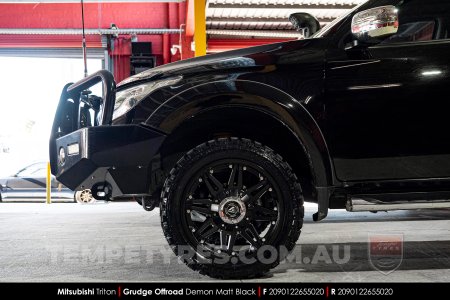 20x9.0 Grudge Offroad DEMON on Mitsubishi Triton