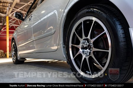 17x7.5 Starcorp Racing LUNAR on Toyota Aurion