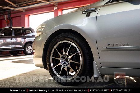 17x7.5 Starcorp Racing LUNAR on Toyota Aurion