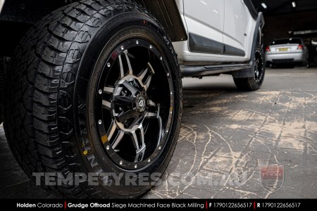 17x9.0 Grudge Offroad SIEGE on Holden Colorado