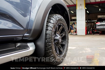 18x9.0 Grudge Offroad RAMPAGE on Isuzu D-Max