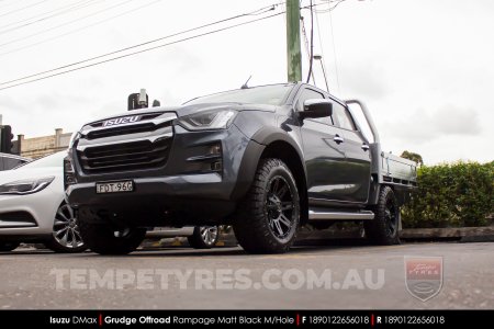 18x9.0 Grudge Offroad RAMPAGE on Isuzu D-Max