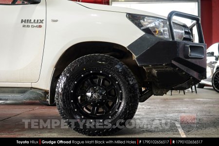 17x9.0 Grudge Offroad ROGUE on Toyota Hilux