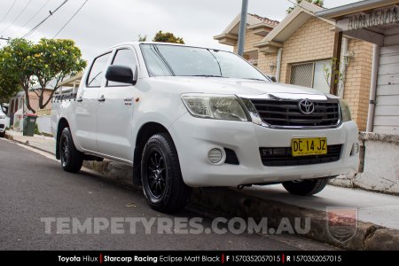 15x7.0 Starcorp Racing ECLIPSE on Toyota Hilux