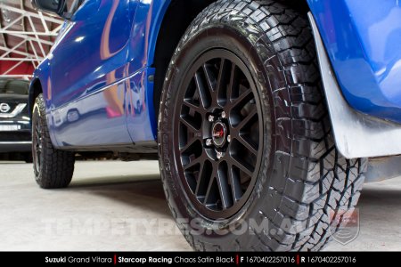 16x7.0 Starcorp Racing L2018 CHAOS on Suzuki Grand Vitara