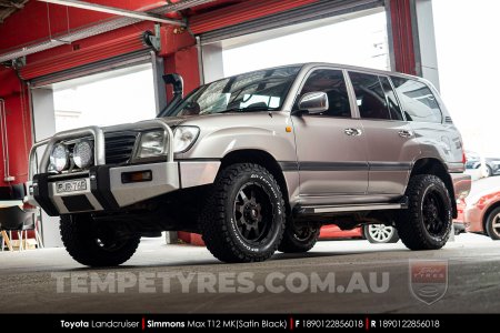 18x9.0 Simmons MAX T12 MK on Toyota Landcruiser