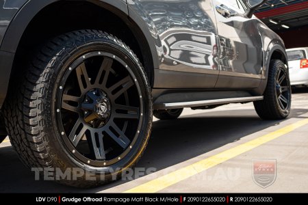 20x9.0 Grudge Offroad RAMPAGE on LDV D90