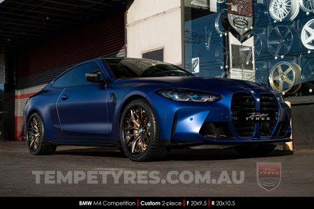 Custom Simmons Wheels on BMW M4 Competition