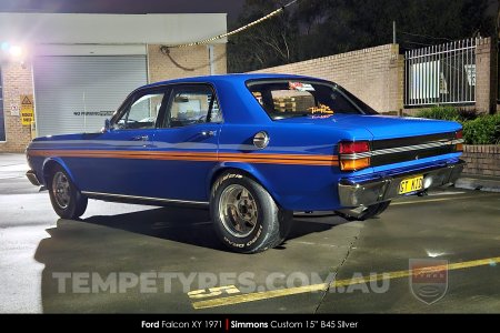 Custom Simmons Wheels on Ford Falcon