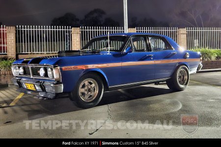 Custom Simmons Wheels on Ford Falcon