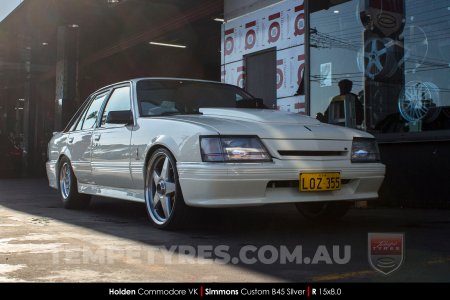 Custom Simmons Wheels on Holden Commodore VK