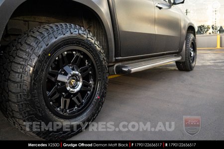 17x9.0 Grudge Offroad DEMON on Mercedes X-Class