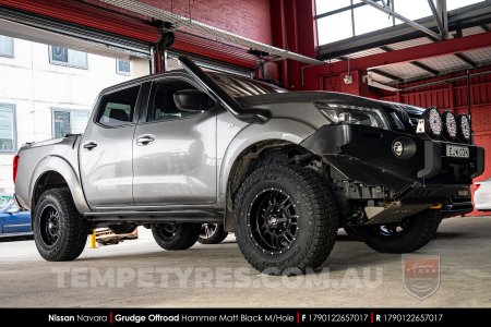 17x9.0 Grudge Offroad HAMMER on Nissan Navara NP300