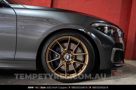 18x8.0 5652 Matt Copper on BMW 1 Series