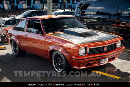 Custom Simmons Wheels on Holden Torana